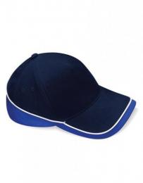 BEECHFIELD B171 Teamwear Competition Cap-French Navy/Bright Royal/White