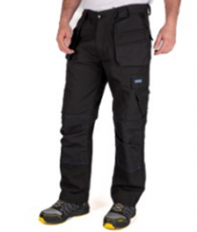 Spodnie robocze męskie GOODYEAR GYPNT003 Holster Pocket Pant  - BLACK/ROYAL BLUE