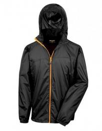 RESULT RT189 Urban HDi Quest Lightweight Stowable Jacket-Black/Orange