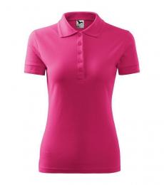 Koszulka damska MALFINI Pique Polo 210-czerwień purpurowa