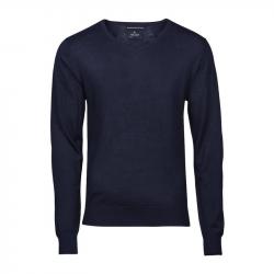 TEE JAYS Men´s V-Neck Sweater TJ6001-Navy