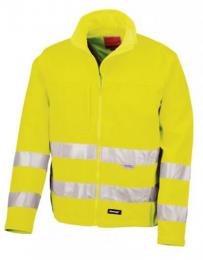 RESULT SAFE-GUARD RT117 High Vis Soft Shell Jacket-Fluorescent Yellow