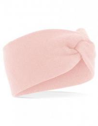 BEECHFIELD B432 Twist Knit Headband-Pastel Pink