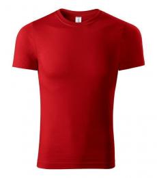 Koszulka unisex PICCOLIO Paint P73-czerwony