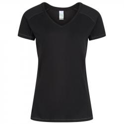 Damska koszulka sportowa Regatta Professional WOMEN'S BEIJING T-SHIRT-Black/Black