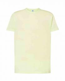 Męski t-shirt klasyczny JHK TSRA 150-Light yellow neon