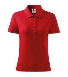 Damska koszulka polo Cotton 213-czerwony