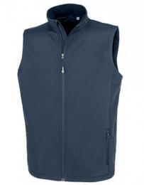 RESULT GENUINE RECYCLED RT902 Men´s Recycled 2-Layer Printable Softshell Bodywarmer-Navy