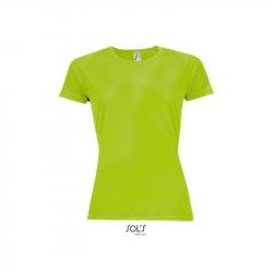 Damski t-shirt sportowy SOL'S SPORTY WOMEN-Neon green