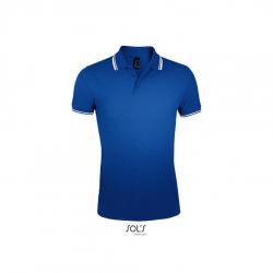 Męska koszulka polo SOL'S PASADENA MEN-Royal blue / White