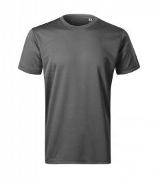 Męska koszulka MALFINI Chance 810-czarny melanż