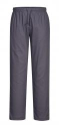 Lekkie spodnie kucharskie PORTWEST Drawstring C070-Slate Grey