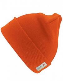 RESULT WINTER ESSENTIALS RC33 Heavyweight Thinsulate™ Woolly Ski Hat-Fluorescent Orange