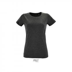 Klasyczna koszulka damska SOL'S REGENT FIT WOMEN-Charcoal melange