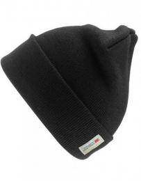 RESULT WINTER ESSENTIALS RC33 Heavyweight Thinsulate™ Woolly Ski Hat-Black