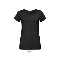 Klasyczna koszulka damska SOL'S MARTIN WOMEN-Deep black