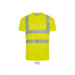 T-shirt odblaskowy SOL'S MERCURE PRO-Neon yellow