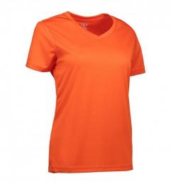 Damski t-shirt techniczny ID YES Active 2032-Orange
