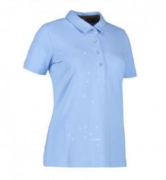 Damska koszulka polo premium ID 0535-Light blue
