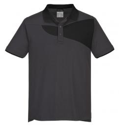 Robocza koszulka polo kontrastowa PORTWEST PW2 PW210-Zoom Grey/Black