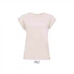 Klasyczna koszulka damska SOL'S MELBA-Creamy pink