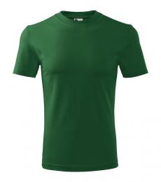 Klasyczna koszulka męska MALFINI Classic 101-zieleń butelkowa