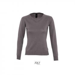 Damski sweter biznesowy SOL'S GALAXY WOMEN-Medium grey