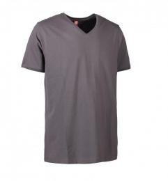 T-shirt męski PRO WEAR Care V-neck 0372-Silver grey
