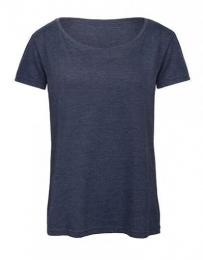 B&C Women´s Triblend T-Shirt– Heather Navy
