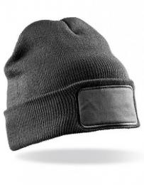 RESULT WINTER ESSENTIALS RC027 Double Knit Printers Beanie-Grey