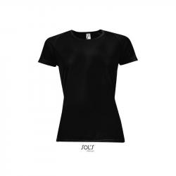 Damski t-shirt sportowy SOL'S SPORTY WOMEN-Black