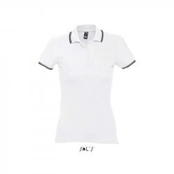 Damska kontrastowa koszulka polo SOL'S PRACTICE WOMEN-White