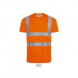 T-shirt odblaskowy SOL'S MERCURE PRO- Neon Orange