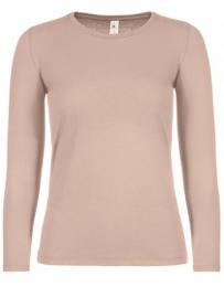 B&C Women´s T-Shirt #E150 Long Sleeve– Millennial Pink