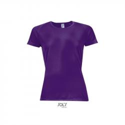 Damski t-shirt sportowy SOL'S SPORTY WOMEN-Dark purple
