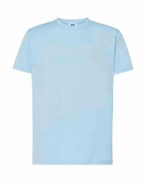 Męski t-shirt klasyczny JHK TSRA 150-Sky blue