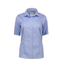 Damska koszula non iron SS Fine Twill modern s/s S721 - Light blue