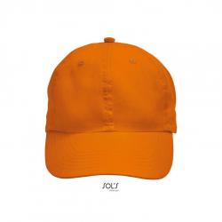 6-panelowa czapka z daszkiem SOL'S METEOR- Neon Orange