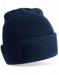 BEECHFIELD B445R Recycled Original Patch Beanie-French Navy
