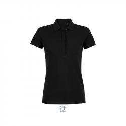 Damska koszulka polo premium NEOBLU OWEN WOMEN-Deep black