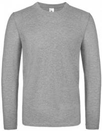 B&C Men´s T-Shirt #E150 Long Sleeve– Sport Grey (Heather)