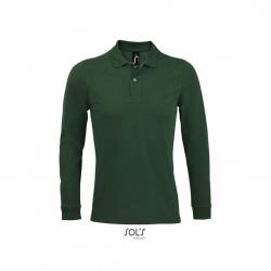 Męska koszulka polo z długim rękawem SOL'S PERFECT LSL MEN-Bottle green