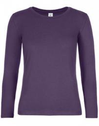 B&C Women´s T-Shirt #E190 Long Sleeve– Urban Purple