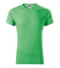 Koszulka męska MALFINI Fusion 163-zielony melanż