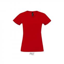 Damska koszulka V-neck SOL'S IMPERIAL V WOMEN-Red