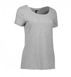 T-shirt damski ID CORE 0541-Grey melange