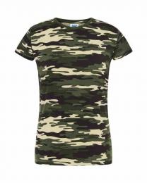 Damski t-shirt JHK TSRL CMF-Camouflage