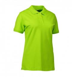 Damska koszulka polo ze stretchem ID 0527-Lime