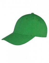RESULT HEADWEAR RH81 Memphis Brushed Cotton Low Profile Cap-Emerald Green