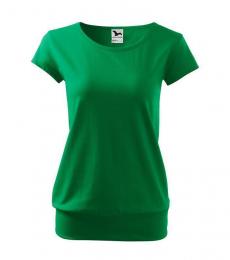 Damska koszulka MALFINI City 120-zieleń trawy